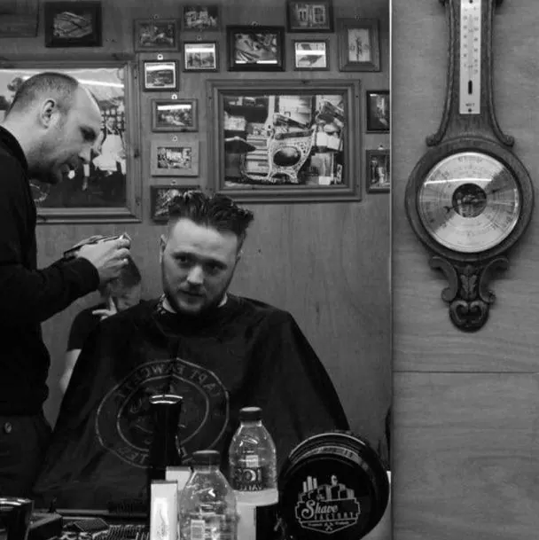A cut in progress at Good Ol' Boys